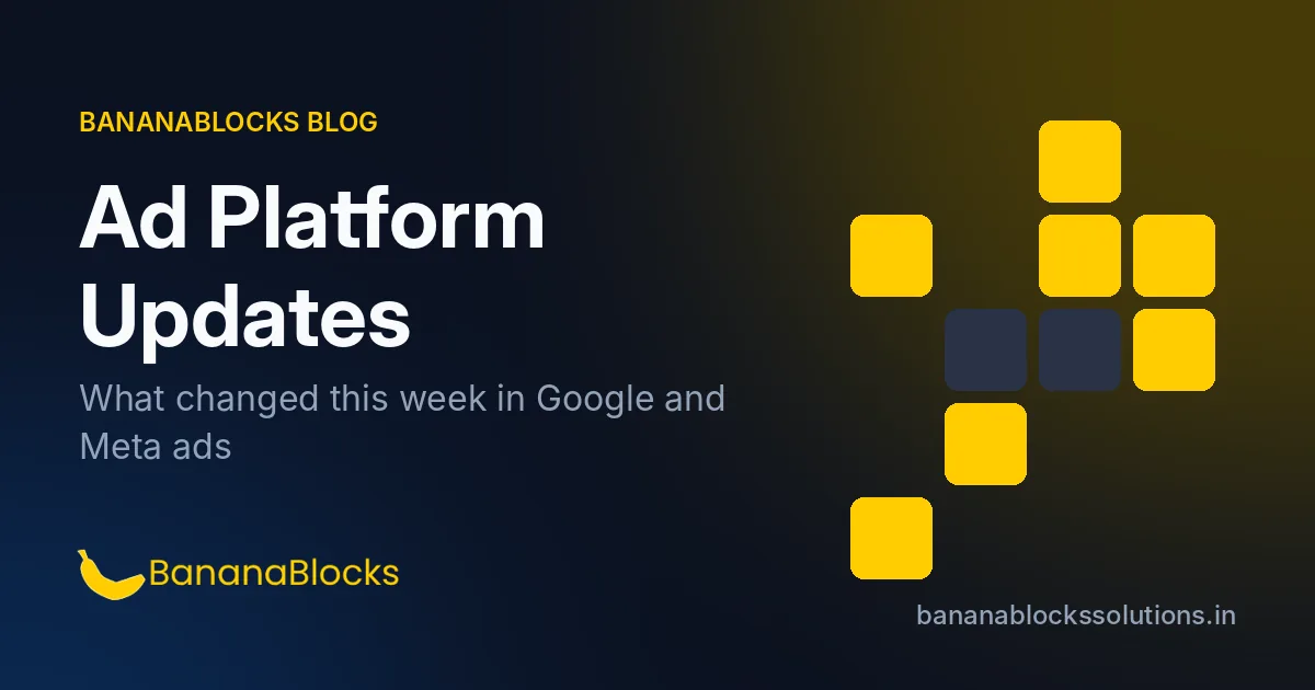 Ad Platform Updates: What Changed This Week (Oct 28, 2026)